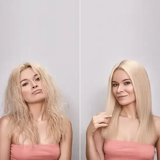 Kollagen Glättung im Friseursalon in Istanbul Taksim