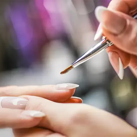 Nagellack im Friseursalon in Istanbul Taksim